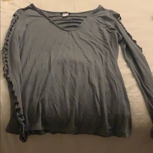 Fun peekaboo sleeves